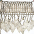 Ersari Head dress silver and white metal 47 x 9 cm - The Nomads Tent